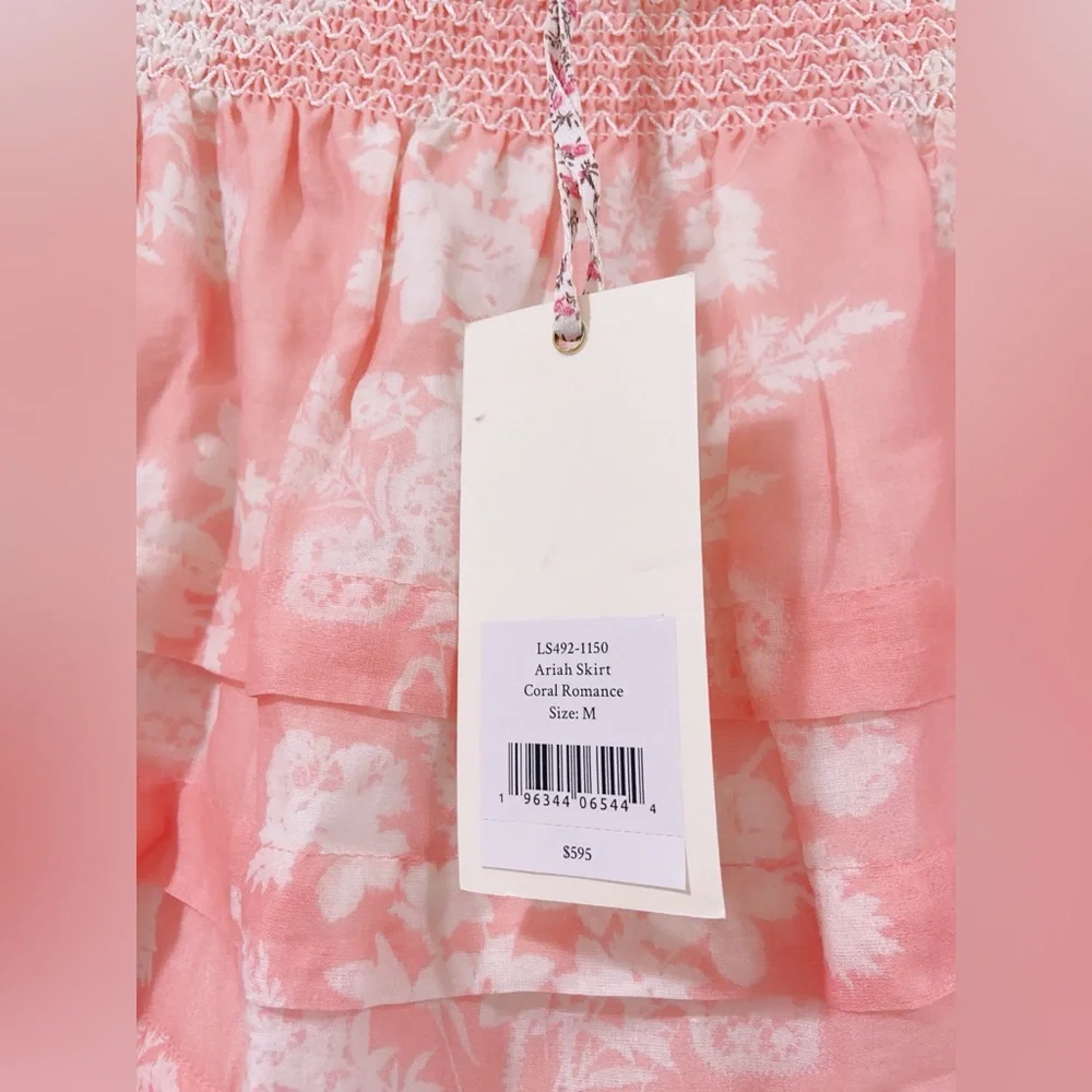NWT $595 LoveShackFancy Ariah Maxi Skirt